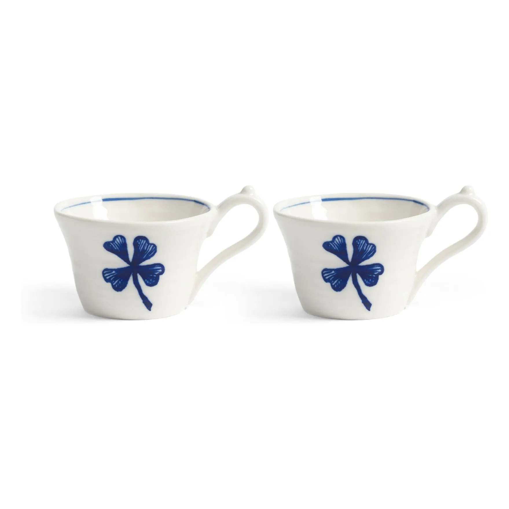 &Klevering Blue Anouk Porcelain Cups - Set Of 2