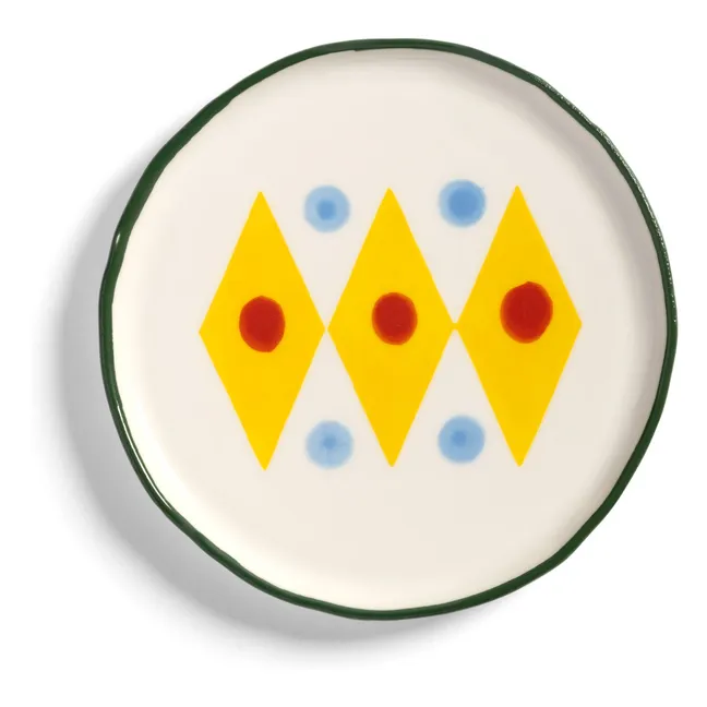 Platos de porcelana Festivo - Lote de 4