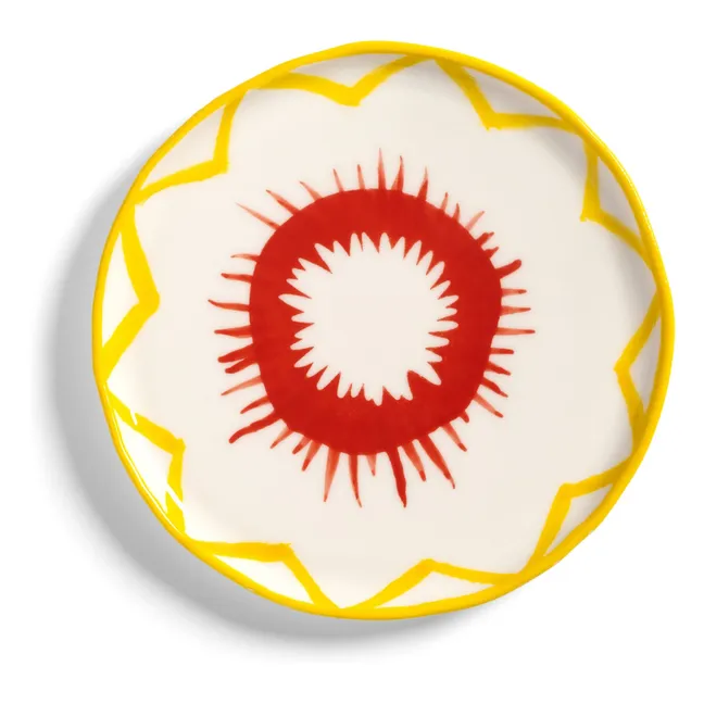 Platos de porcelana Festivo - Lote de 4