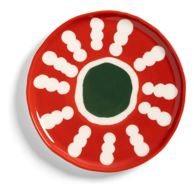 Platos de porcelana Festivo - Lote de 4