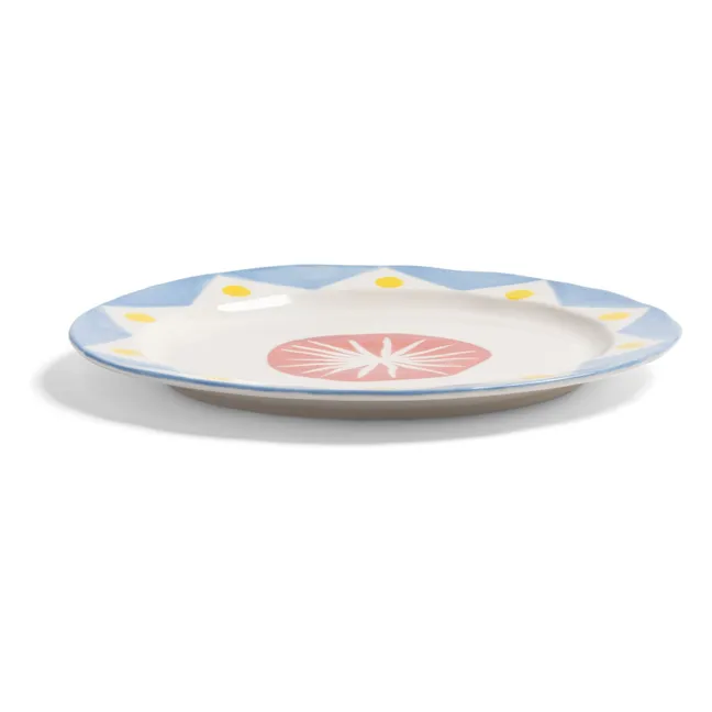 Festivo porcelain plate | Red