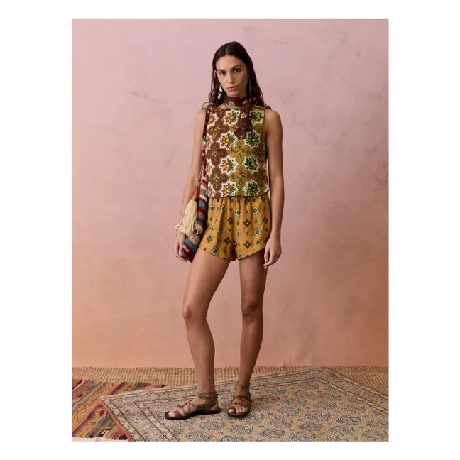 Short Alhambra Lin | Ocre