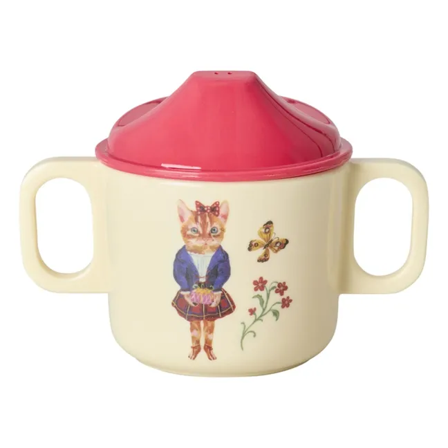 Set vaisselle en mélamine - Rice x Nathalie Lété | Rose