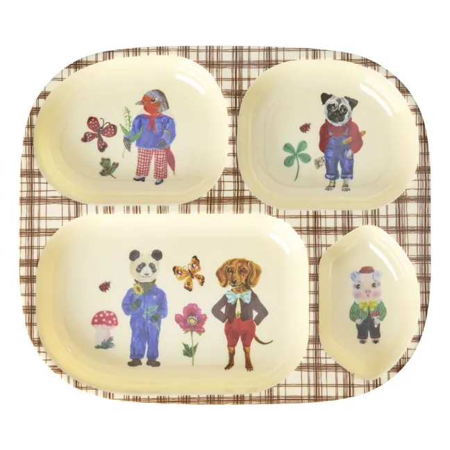 Vajilla de melamina - Rice x Nathalie Lété | Azul