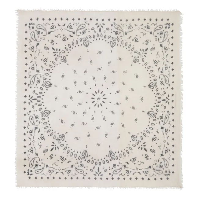 Effy Cashmere Voile Bandana | Oatmeal
