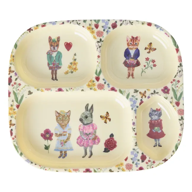 Set vaisselle en mélamine - Rice x Nathalie Lété | Rose