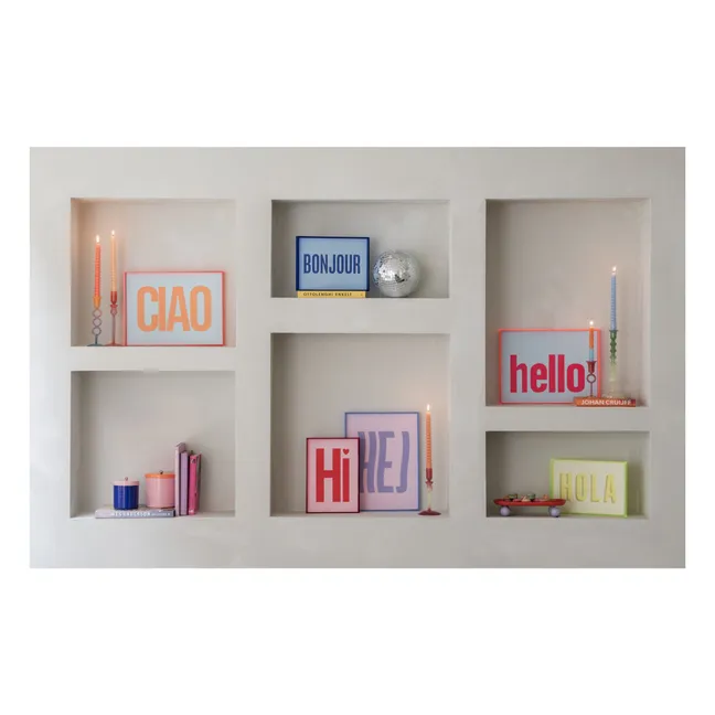 Maceta doble Funky Retro | Rosa