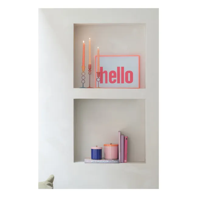 Maceta doble Funky Retro | Rosa