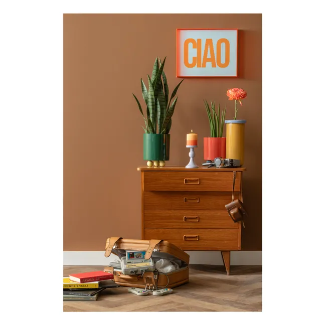 Double Funky planter | Red