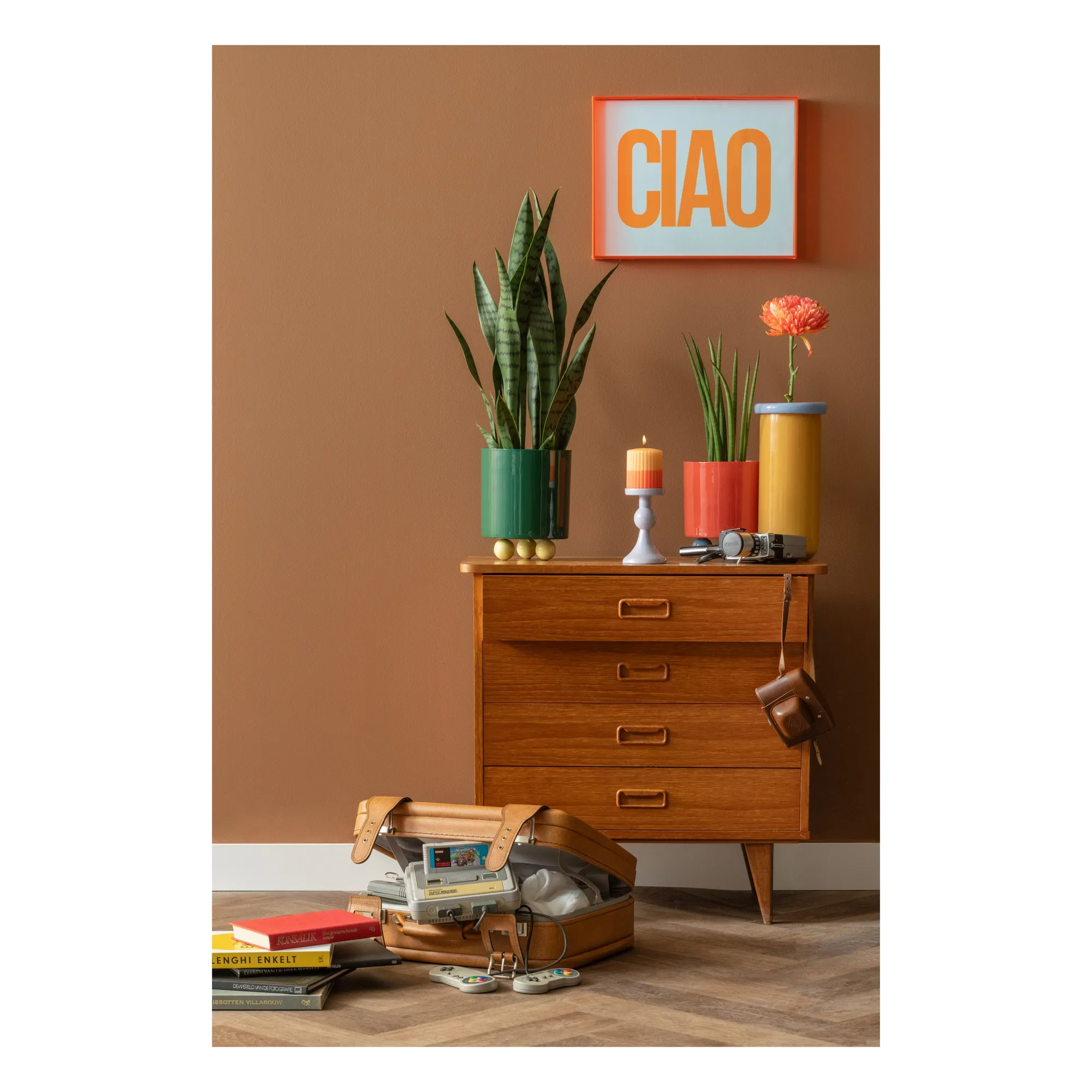 Cache-pot Double Funky | Vert- Image produit n°1