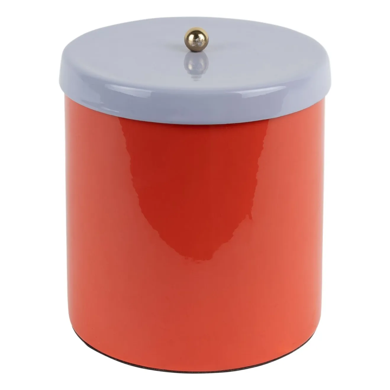 Present Time Red Pot Double Funky Retro