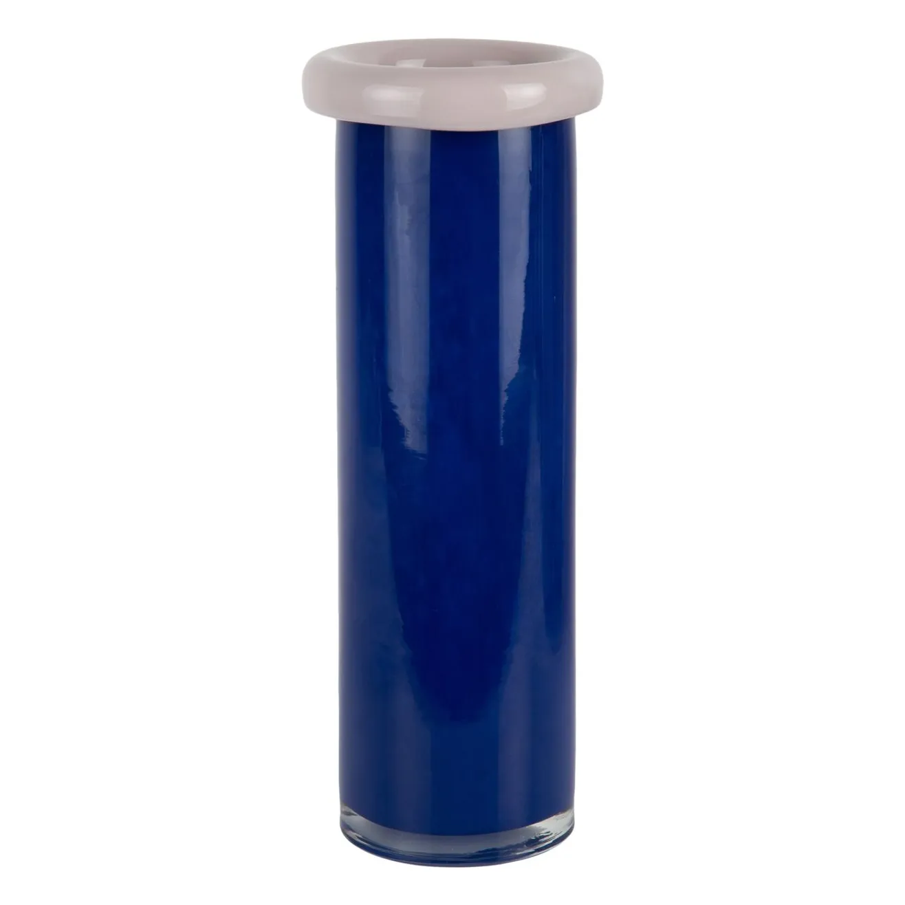 Present Time Light Blue Plegado Vase