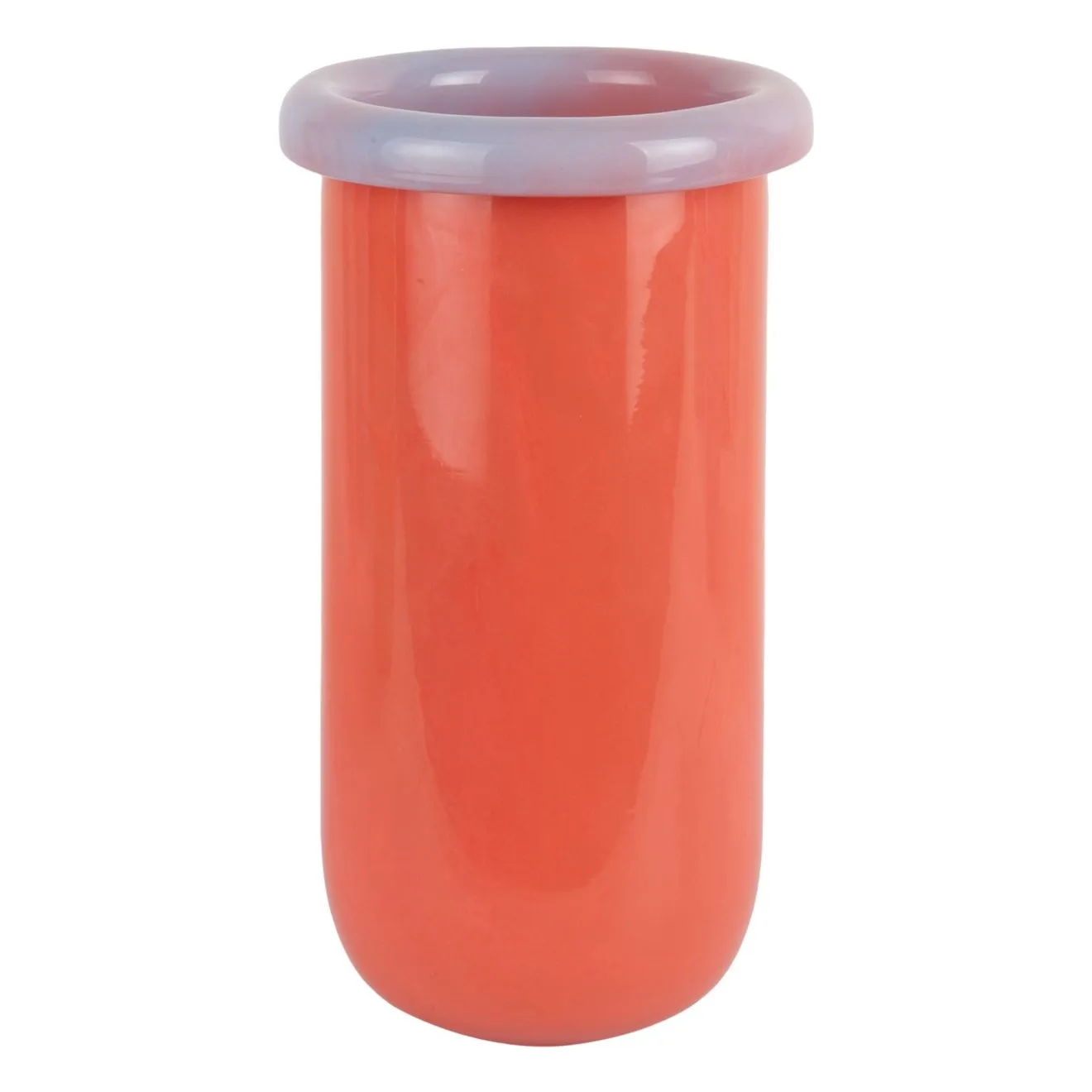 Present Time Orange Plegado Vase