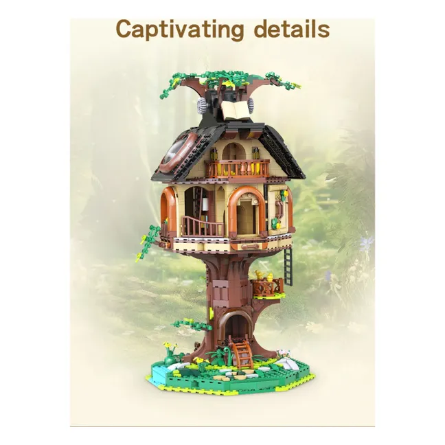 Kit de construction L'arbre librairie - 1 808 pièces