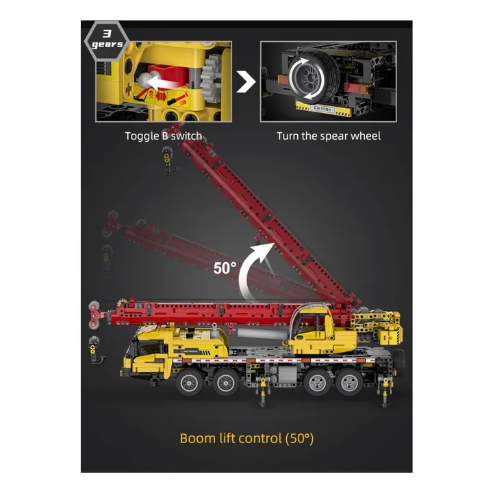 Kit de construction Camion grue multifonction - 1 831 pièces- Image produit n°3