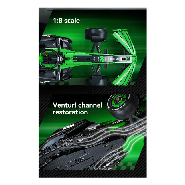 Building Kit 1:8 - KICK Sauber F1 Team C44 2024 - 2,553 parts