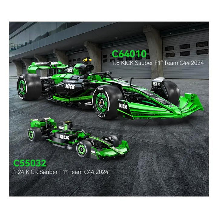 Kit de construction 1:8 - KICK Sauber F1 Team C44 2024 - 2 553 pièces- Image produit n°1