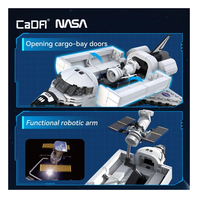Kit de construction - NASA Navette spatiale Discovery - 475 pièces