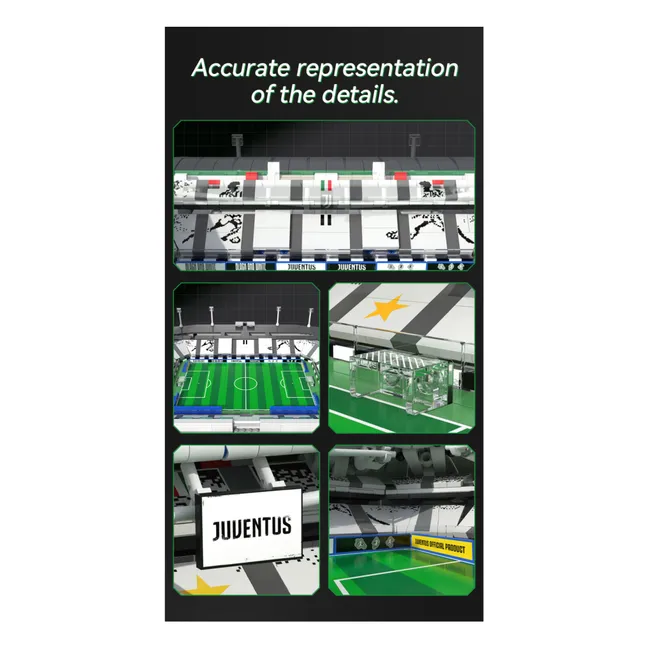 Building kit - Allianz Stadium Turin - 3,638 pieces