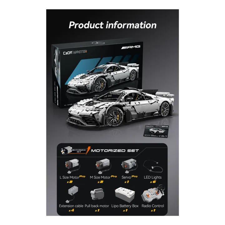 Kit de construction Mercedes-AMG Project one- Image produit n°1