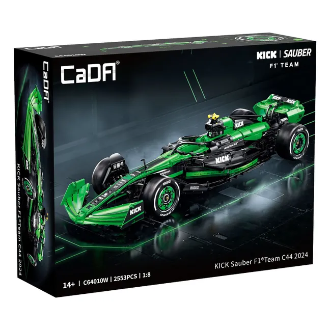 Kit de construction 1:8 - KICK Sauber F1 Team C44 2024 - 2 553 pièces
