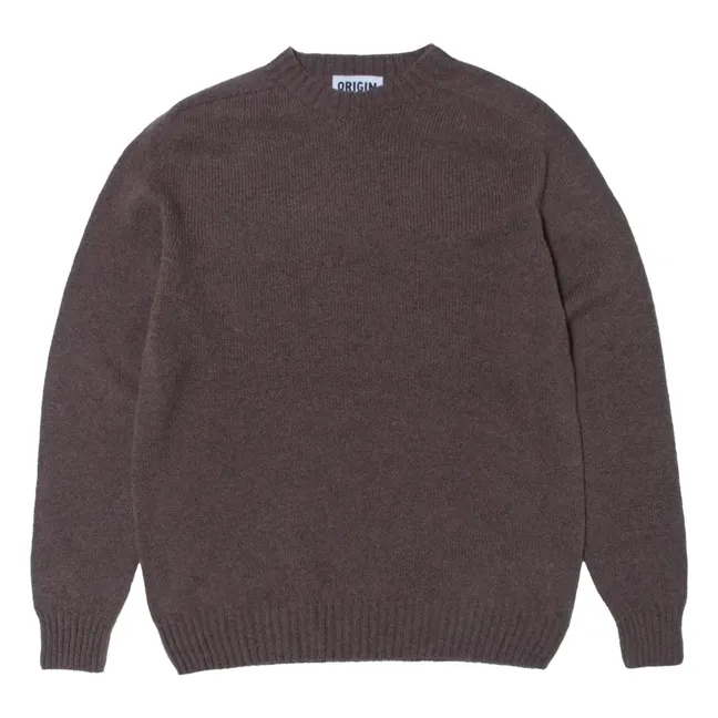 Pull Col Roulé Seamless Laine | Marron