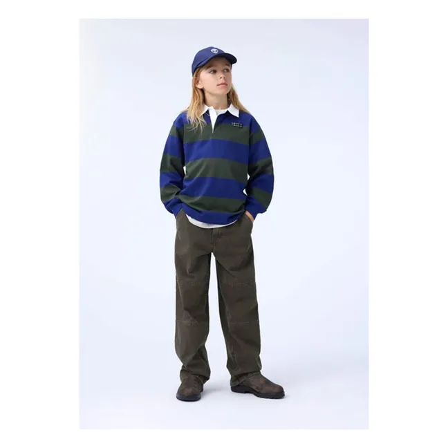 T-shirt Relz Coton Bio | Bleu marine