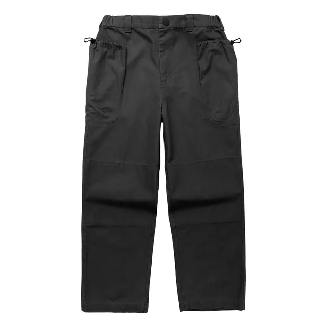 Gardener Pants Bio-Baumwolle | Noir foncé