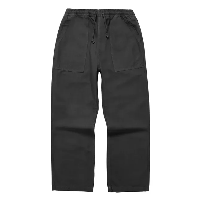 Pantalon Moleskin Chef Pants Coton Bio | Noir foncé
