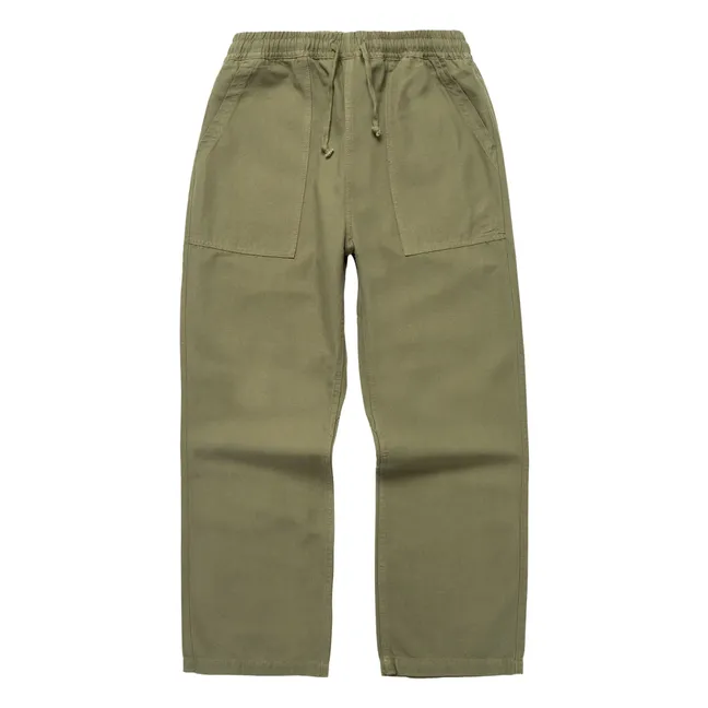 Pantalon Classic Chef Pants Coton Bio | Vert olive