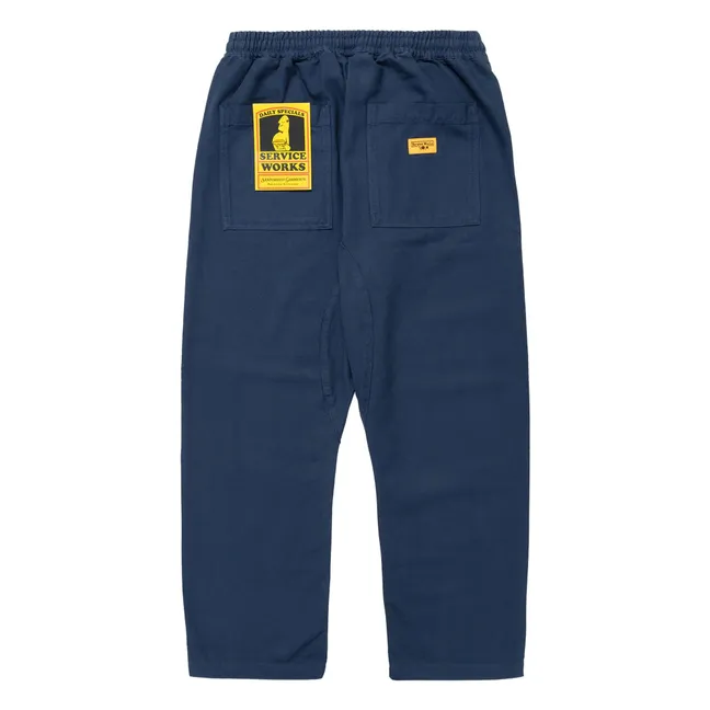 Pantalon Classic Chef Pants Coton Bio | Bleu foncé