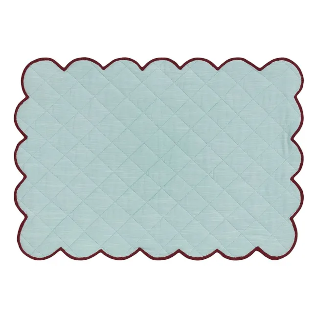 Set de table Frosty Scalloped | Bleu Clair
