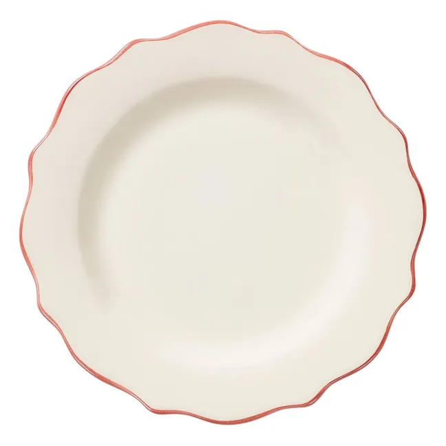 Assiette Carmine Scalloped | Carmin