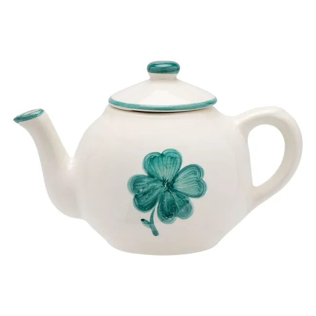 Shamrock teapot | Green