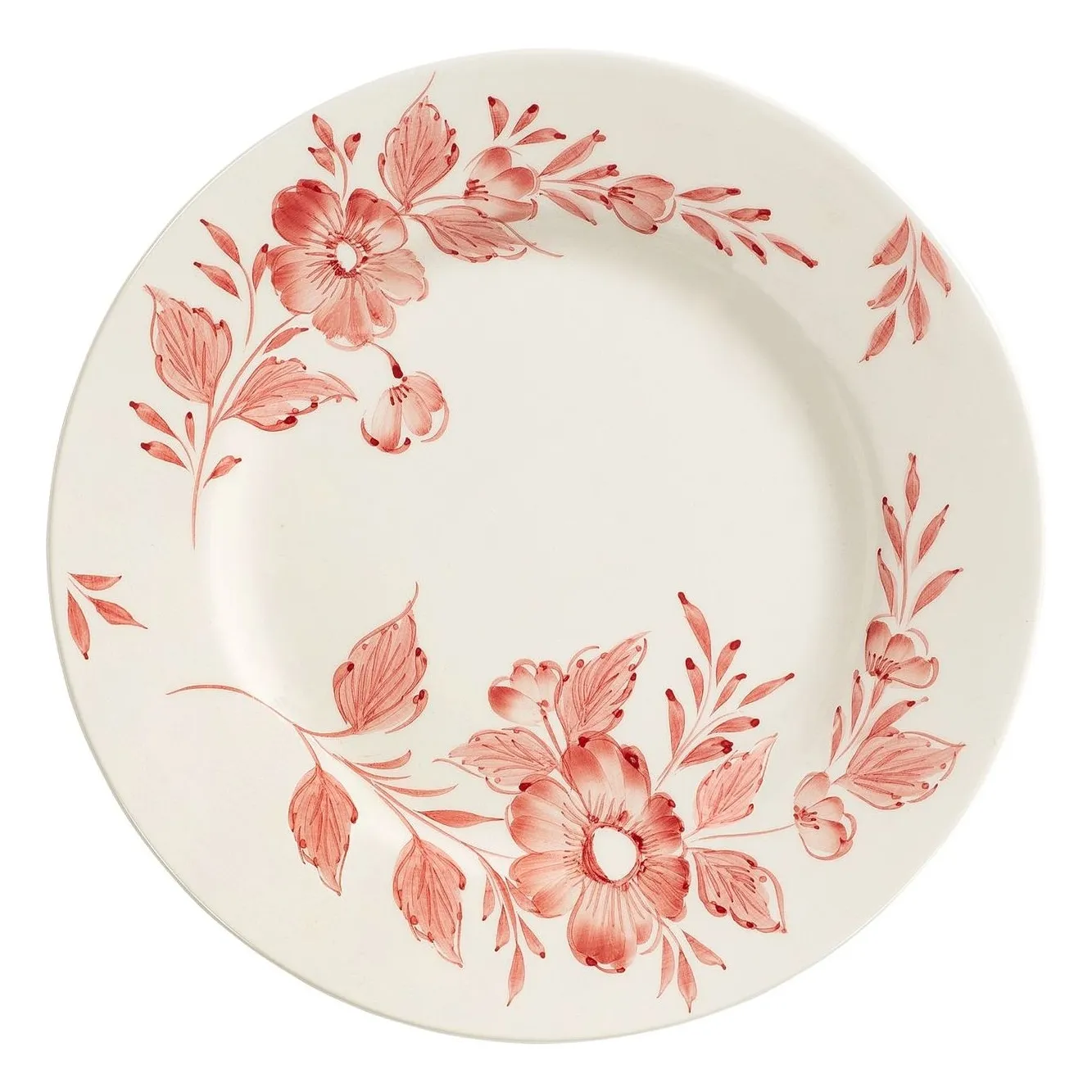 Anna + Nina Red Whimsical Plate