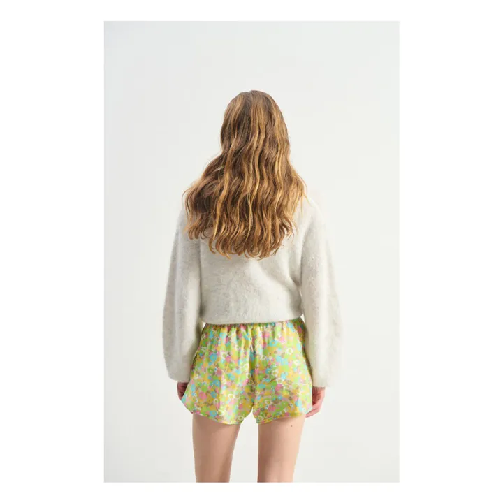 Pull Croisé Nuny Alpaga | Gris clair- Image produit n°8