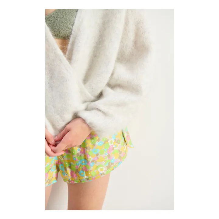 Pull Croisé Nuny Alpaga | Gris clair- Image produit n°7