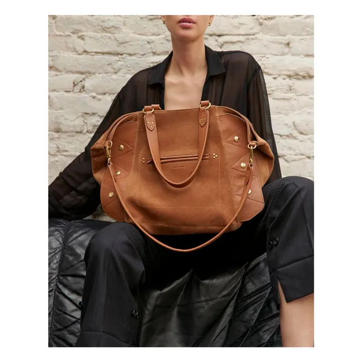 Bolso Roger Velvet Croûte | Caramelo- Imagen del producto n°3