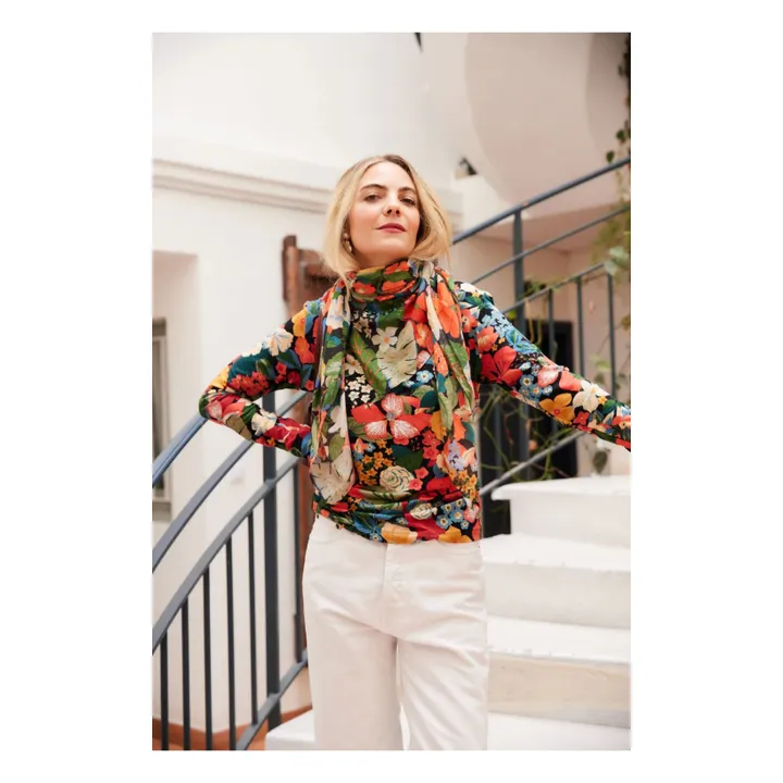 Foulard Alma Berries | Vert- Image produit n°3