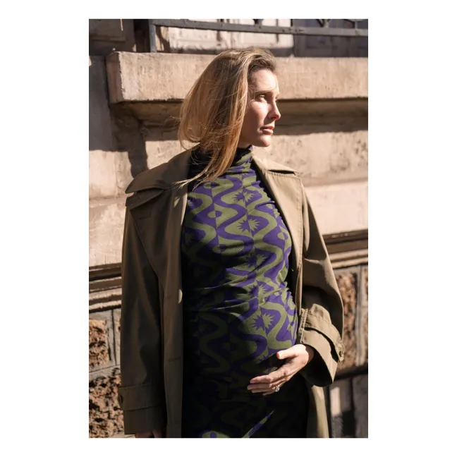 Mathilda Full Moon Pregnancy Top | Purple