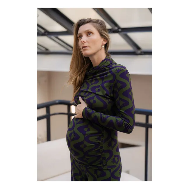 Mathilda Full Moon Pregnancy Top | Purple