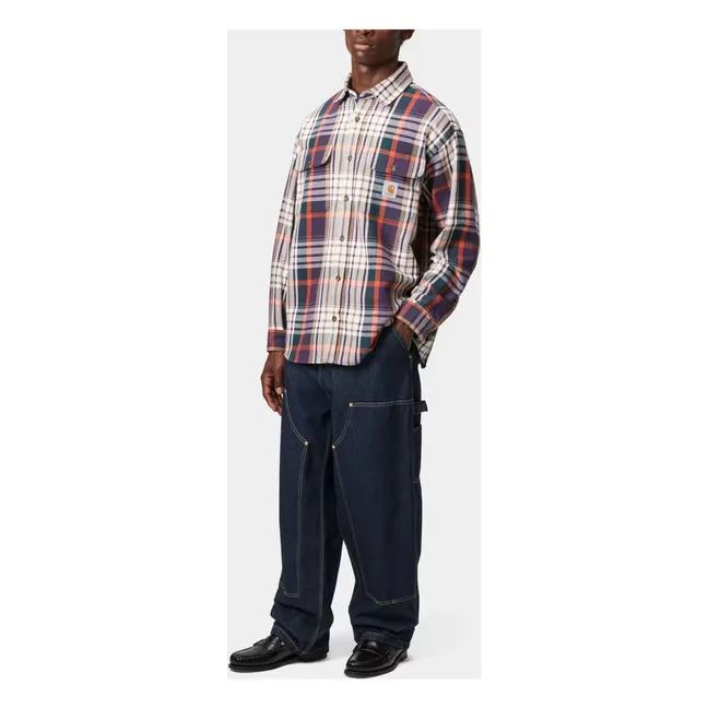 Jean Large Nash Double Knee | Denim brut