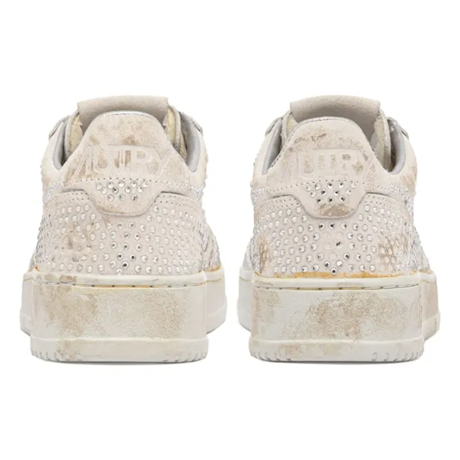 Zapatillas Medalist Low Strass | Crema