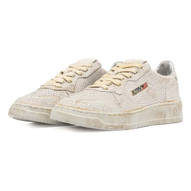 Zapatillas Medalist Low Strass | Crema