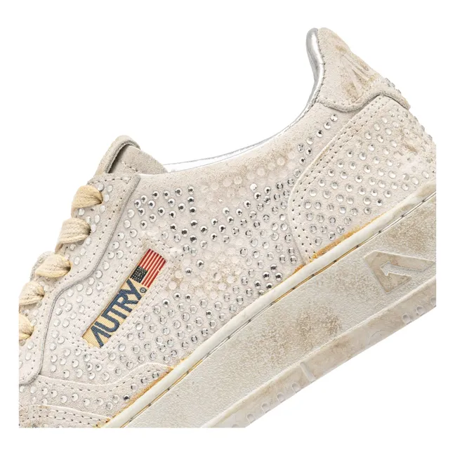 Zapatillas Medalist Low Strass | Crema