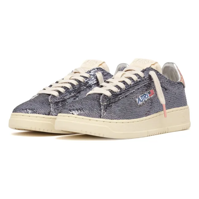 Baskets Dallas Low Paillettes | Gris foncé