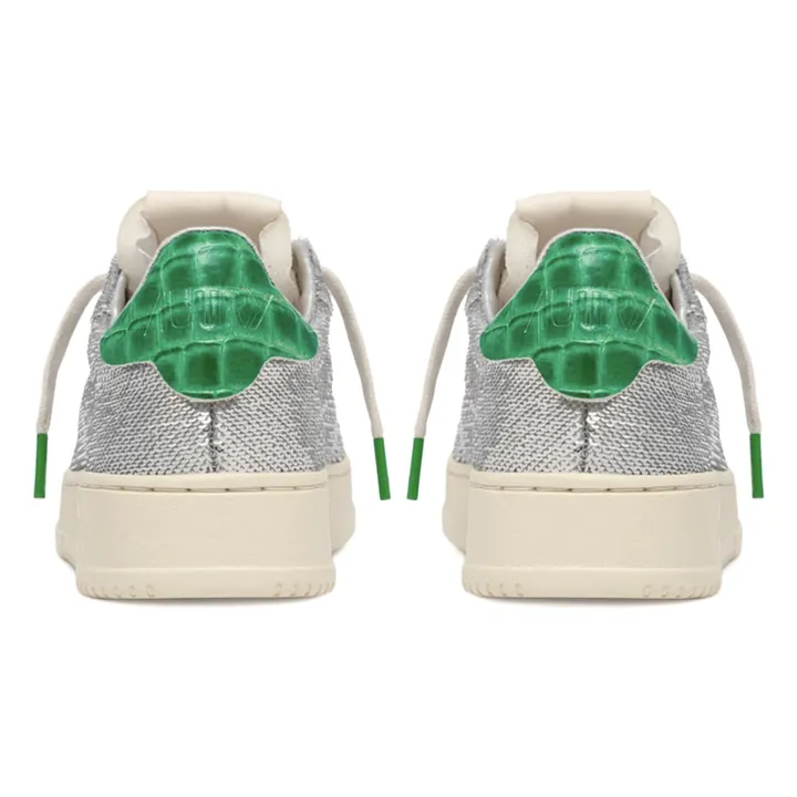 Dallas Low Glitter Sneakers | Silver- Product image n°2