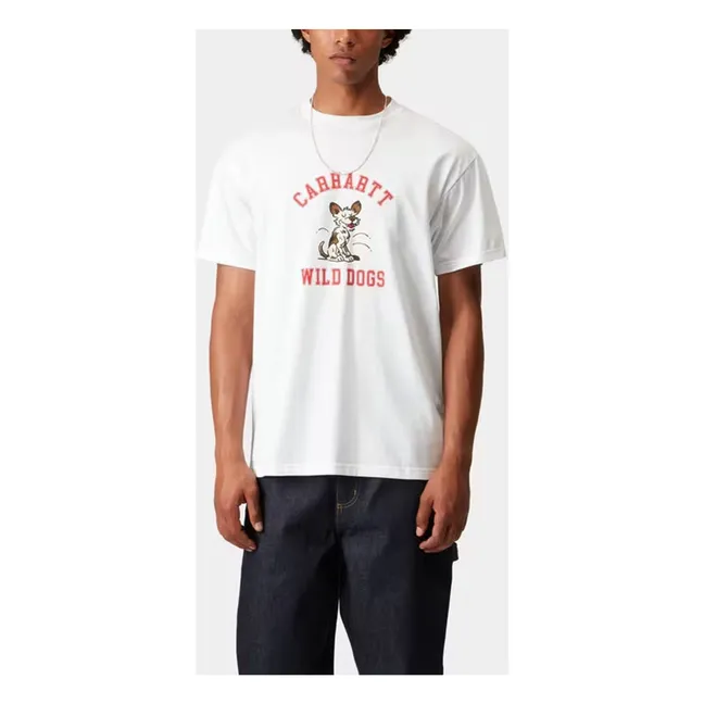 T-Shirt S/S Wild Dog | Blanc
