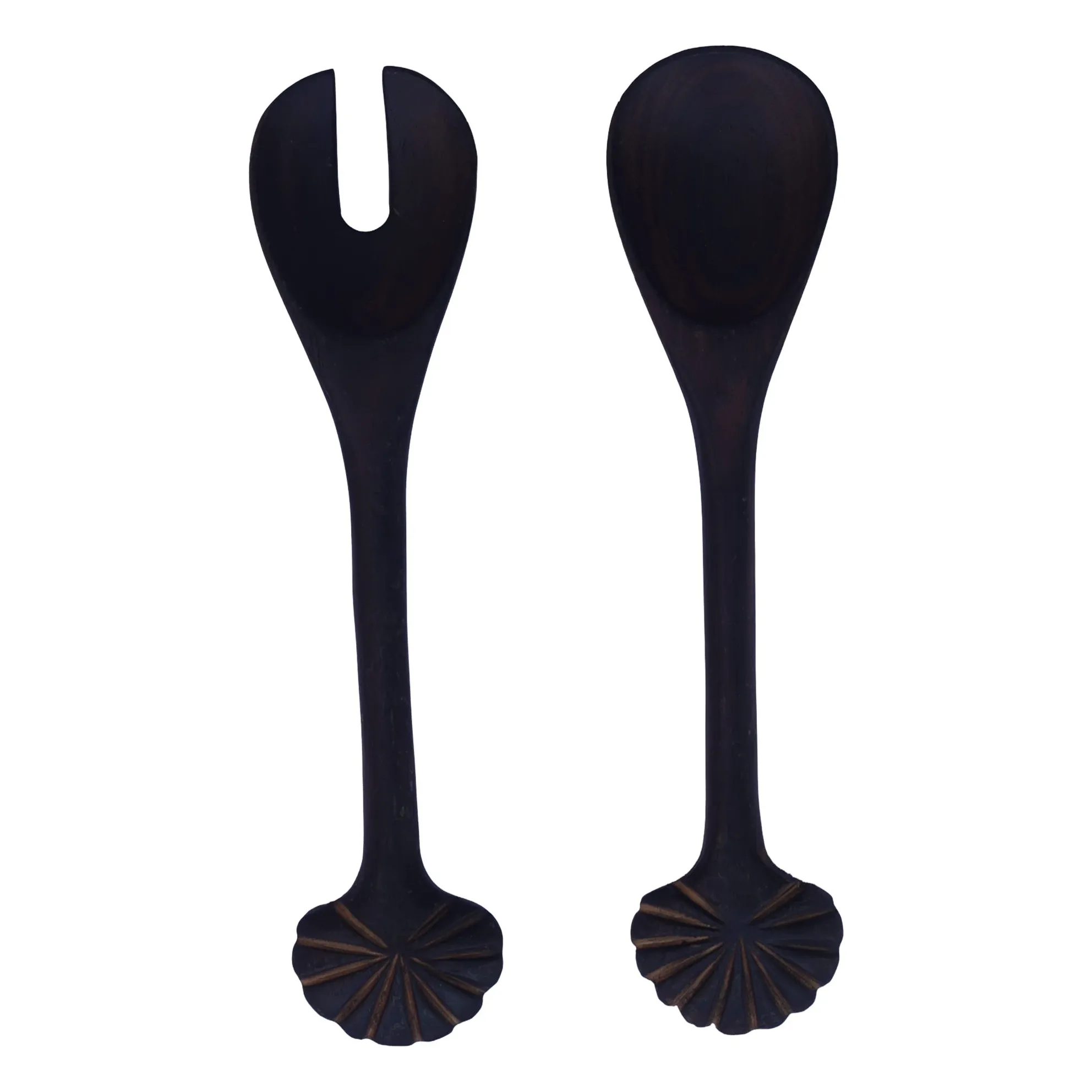 Woodmata Teak Wood Salad Servers