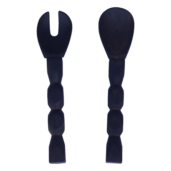 Couverts à salade en bois de teck | Teck